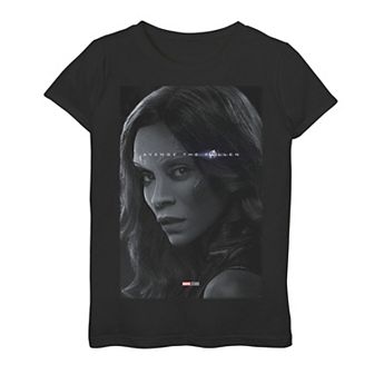Girls 7-16 Marvel Avengers Endgame Gamora Avenge The Fallen Graphic Tee