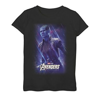 Girls 7-16 Marvel Avengers Endgame Nebula Galactic Poster Graphic Tee