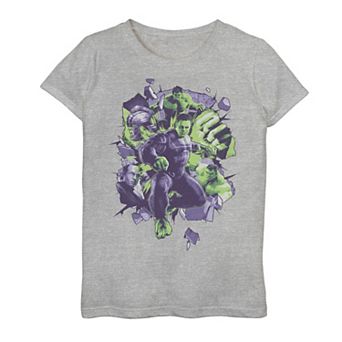 Girls 7-16 Marvel Avengers: Endgame The Hulk Mashup Graphic Tee
