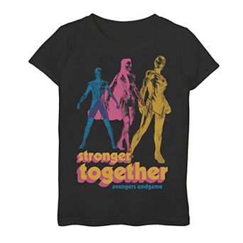 Girls 7-16 Marvel Stronger Together Graphic Tee