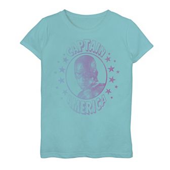 Girls 7-16 Marvel Cap Graphic Tee