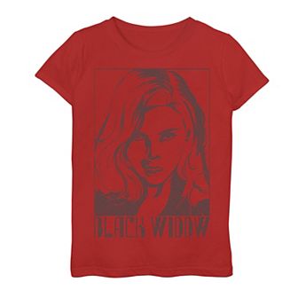 Girls 7-16 Marvel Tie Dye Widow Graphic Tee