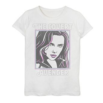 Girls 7-16 Marvel Retro Pop Widow Graphic Tee