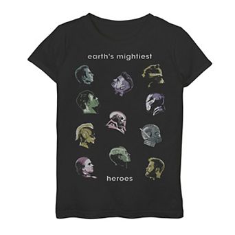 Girls 7-16 Marvel Profiles Graphic Tee