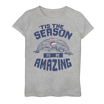 Girls 7-16 Marvel Spider-Man 'Tis The Season To Be Amazing Christmas Graphic Tee