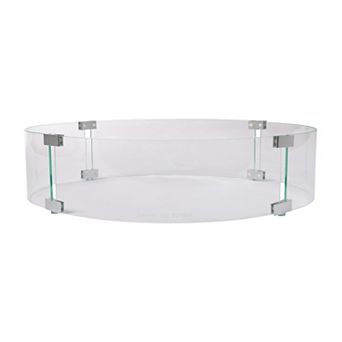 Fire Sense Round Fire Pit Wind Guard