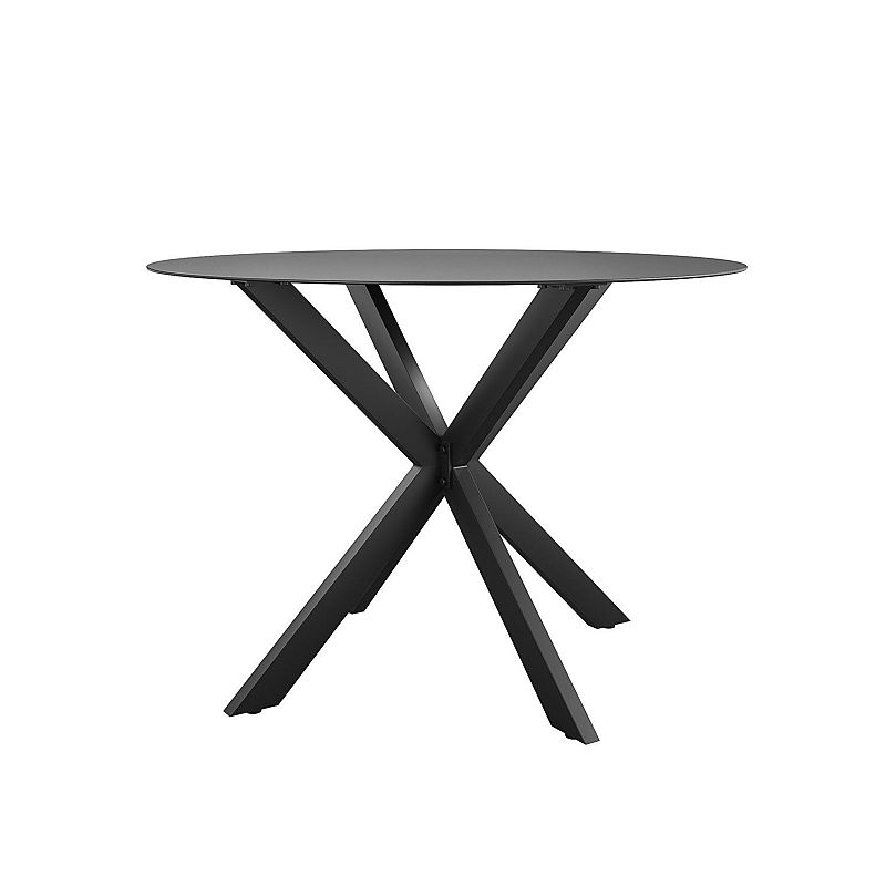 CosmoLiving Circi Indoor / Outdoor Dining Table, Black
