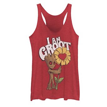 Juniors' Marvel Guardians of the Galaxy "I Am Groot" Daisy Flower Tank Top