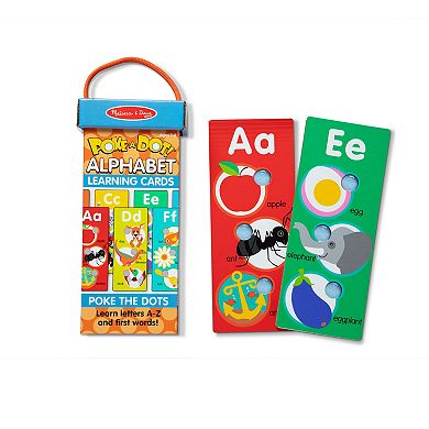 Melissa & Doug Poke-a-Dot Alphabet Learning Cards