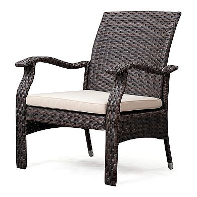 Patio Sense Miles Outdoor Arm Chair & End Table 3-piece Set