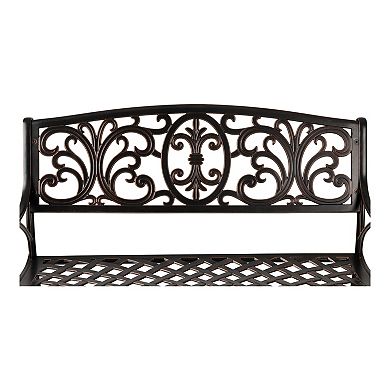 Patio Sense Decatur Outdoor Bench