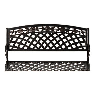 Patio Sense Scarlet Outdoor Bench