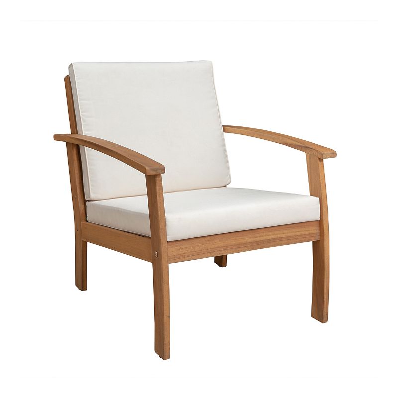 Patio Sense Lio Indoor / Outdoor Arm Chair, Brown