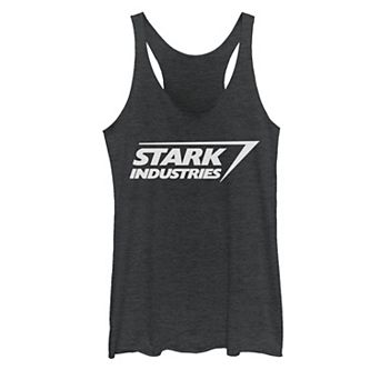 Juniors' Marvel Iron Man Stark Industries Logo Tank Top