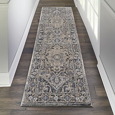 Nourison Home Moroccan Celebration Center Medallion Area Rug