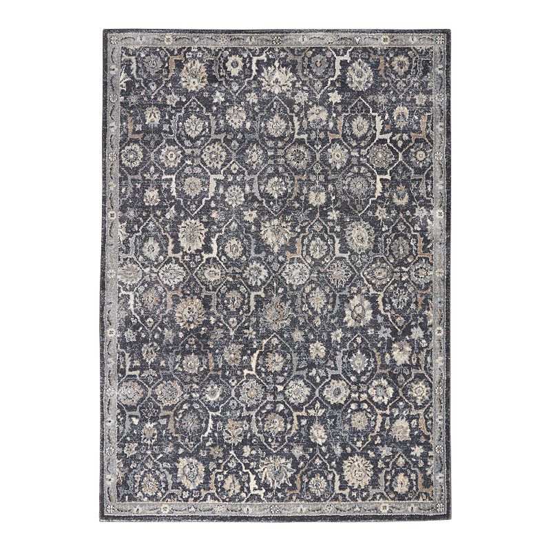 Kathy Ireland Home Moroccan Celebration Regal Area Rug, Blue, 8X10.5 Ft