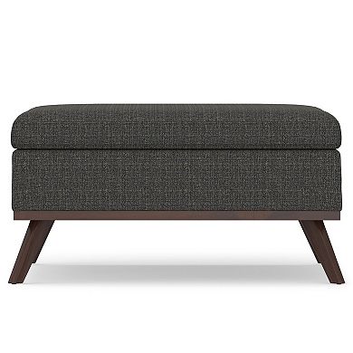 Simpli Home Owen Square Storage Ottoman