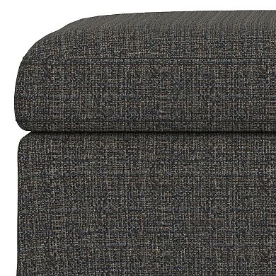 Simpli Home Owen Square Storage Ottoman
