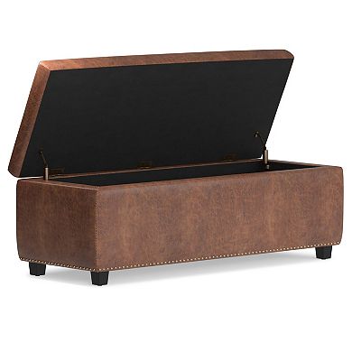 Simpli Home Hamilton Storage Ottoman
