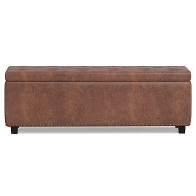Simpli Home Hamilton Storage Ottoman