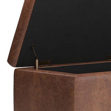 Simpli Home Hamilton Storage Ottoman