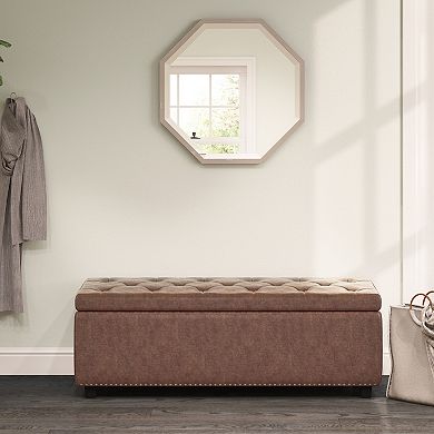Simpli Home Hamilton Storage Ottoman
