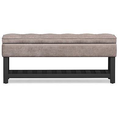 Simpli Home Cosmopolitan Storage Bench