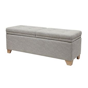 Madison Park Jaxon Storage Ottoman