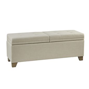 Madison Park Jaxon Storage Ottoman