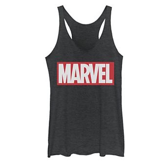 Juniors' Marvel Classic Bold Logo Graphic Tank Top