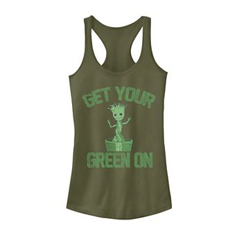 Juniors' Marvel Guardians Of The Galaxy Groot Graphic Tank Top