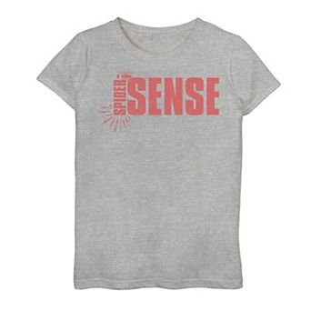 Girls 7-16 Marvel Spider-Man Spider-Sense Text Graphic Tee