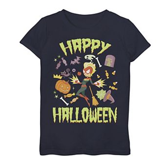 Girls 7-16 Marvel Captain Marvel Happy Halloween Graphic Tee