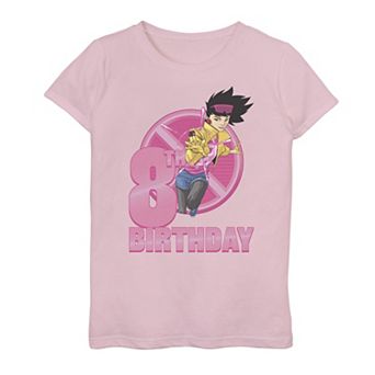 Girls 7-16 Marvel X-Men Jubilee 8th Birthday Badge Graphic Tee