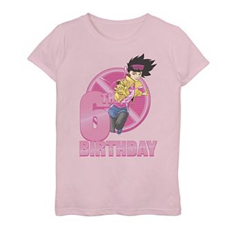 Girls 7-16 Marvel X-Men Jubilee 6th Birthday Badge Graphic Tee
