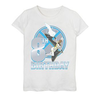 Girls 7-16 Marvel X-Men Storm 8th Birthday Badge Graphic Tee
