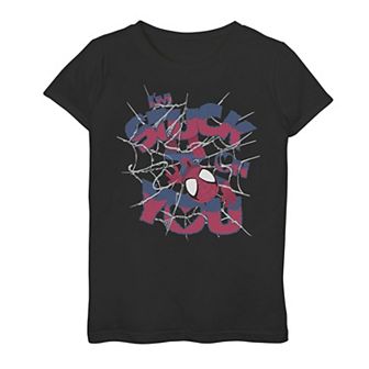 Girls 7-16 Marvel Spider-Man I'm Stuck On You Text Graphic Tee