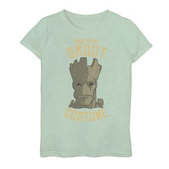 Girls 7-16 Marvel Guardians Of The Galaxy Groot Costume Halloween Graphic Tee
