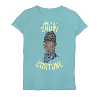 Girls 7-16 Marvel Black Panther This Is My Shuri Costume Halloween Graphic Tee