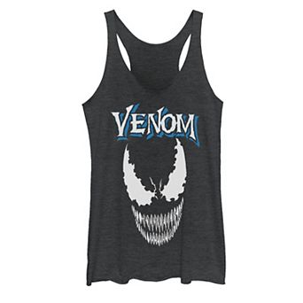Juniors' Marvel Venom Face Close Up Graphic Tank Top