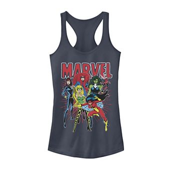 Juniors' Marvel Women Group Shot Graphic Tank Top