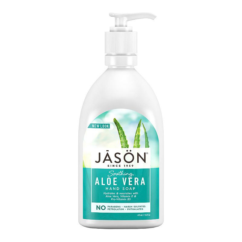 JASON Soothing Aloe Vera Hand Soap, 16 Ounce Bottle
