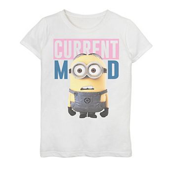 Girls 7-16 Despicable Me Minions Bob Current Mood Graphic Tee