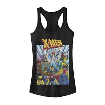 Juniors' Marvel X-Men Classic Team Group Shot Poster Tank Top