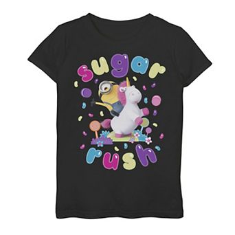 Girls 7-16 Despicable Me Minions Sugar Rush Candy Graphic Tee