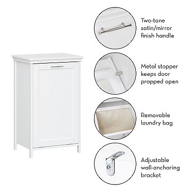 RiverRidge Home Somerset Tilt-Out Laundry Hamper