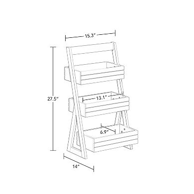 RiverRidge Home 3-Shelf Storage Caddy