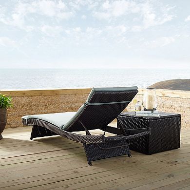 Crosley Biscayne Outdoor Wicker Chaise Lounge