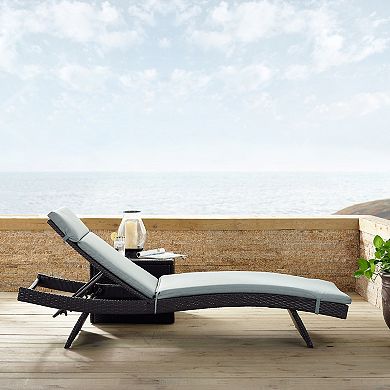 Crosley Biscayne Outdoor Wicker Chaise Lounge