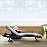 Crosley Biscayne Outdoor Wicker Chaise Lounge